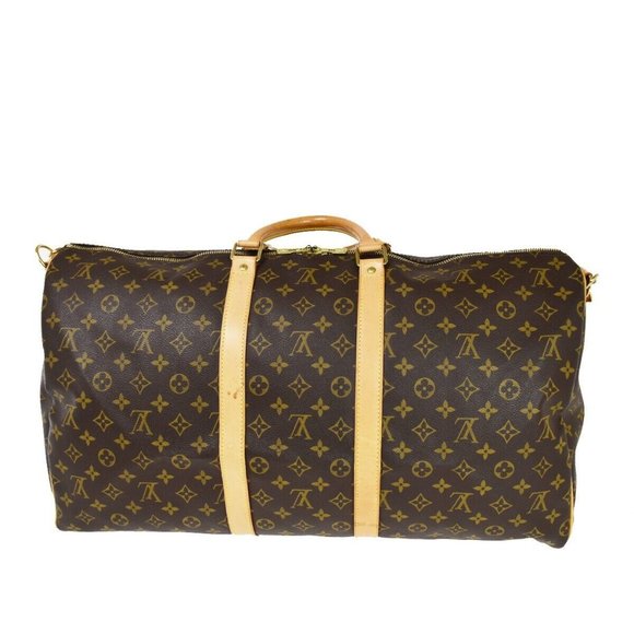 LOUIS VUITTON Keepall Bandouliere 55 2Way Hand Bag Monogram BN - Picture 3 of 16